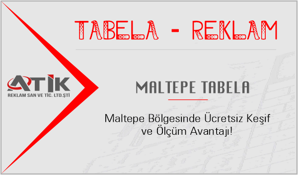 Maltepe Tabela Firmaları - Tabelacı Maltepe İstanbul