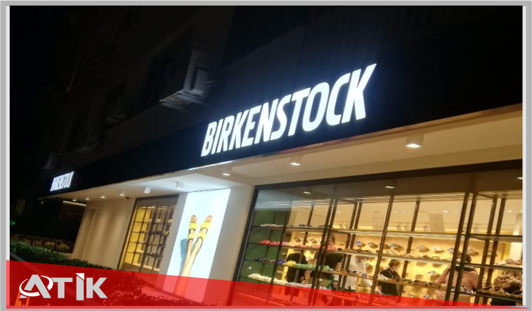 Birkenstock Mağazası Pleksi Kutu Harf Çalışması