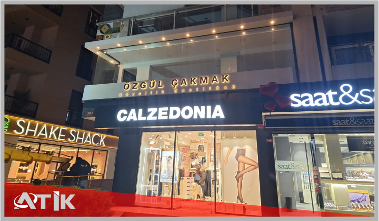 Özgül Çakmak Güzellik Merkezi Işıklı Paslanmaz Tabela Yapım